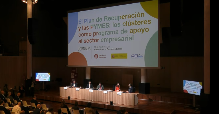 THE CWP AT THE CONFERENCE “THE RECOVERY PLAN AND PYMES: CLUSTERS AS A SUPPORT PROGRAMME FOR THE BUSINESS SECTOR”.