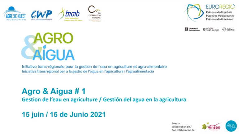 TRANS-REGIONAL INITIATIVE FOR WATER MANAGEMENT IN AGRICULTURE AND AGRI-FOODS