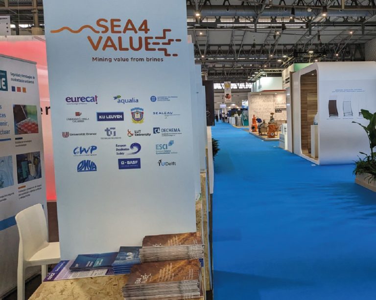 THE CATALAN WATER PARTNERSHIP PARTICIPATES IN EXPOQUIMIA 2023 AT A SEA4VALUE STAND
