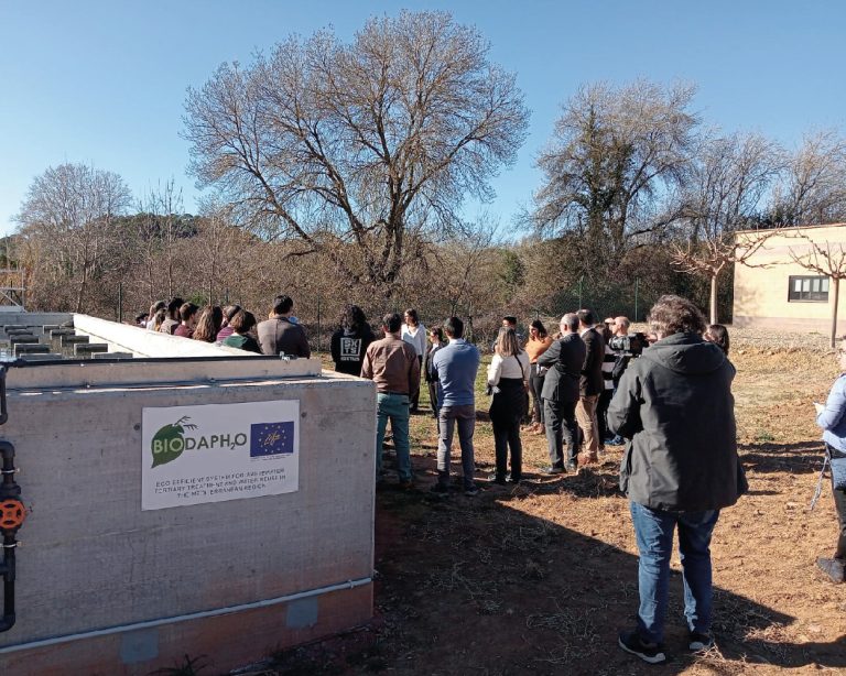 El projecte LIFE BIODAPH2O inaugura el sistema de tractament terciari BIODAPH instal·lat a l’EDAR del municipi de Quart (Girona, Catalunya) que tractarà fins a un 40% del seu efluent.