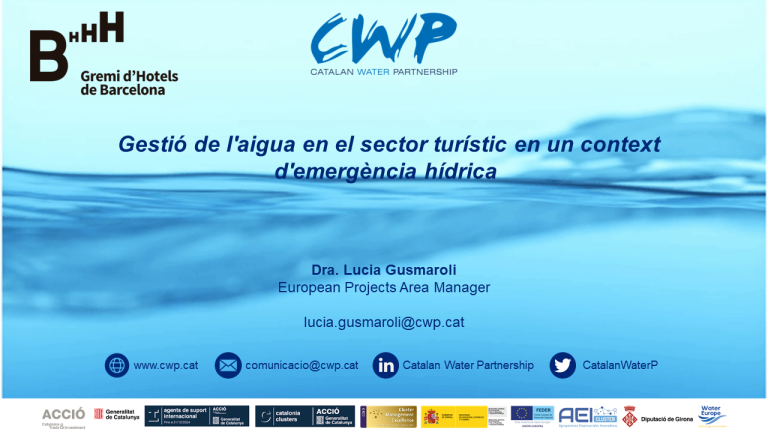 Es du a terme una sessió dirigida al sector hoteler organitzada pel Gremi d’Hotels de Barcelona amb la participació del CWP