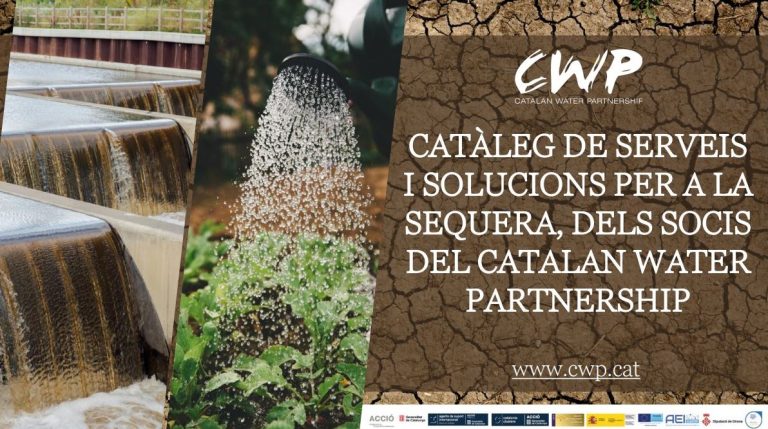 El Catalan Water Partnership lanza el “Catàleg de serveis i solucions per a la sequera” de los socios del clúster